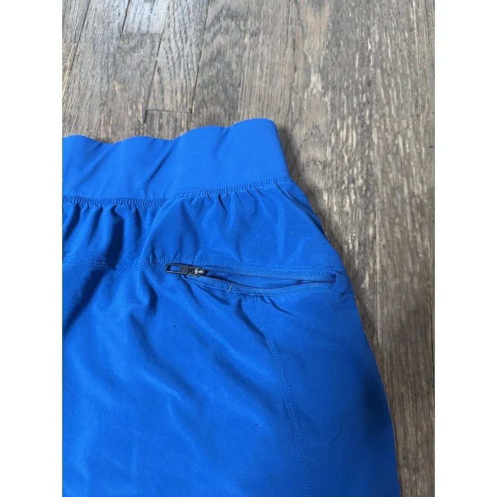 Lululemon Pace Breaker 7 Inch Linerless Shorts Mens Small Royal Blue